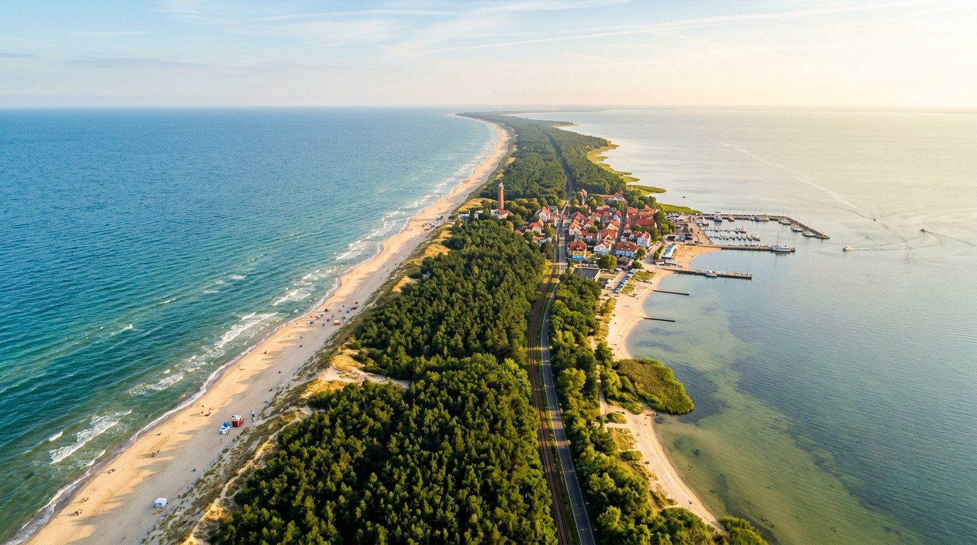 Latanie dronem nad Bałtykiem - Hel, Ustka, Gdańsk i najlepsze spoty na wybrzeżu