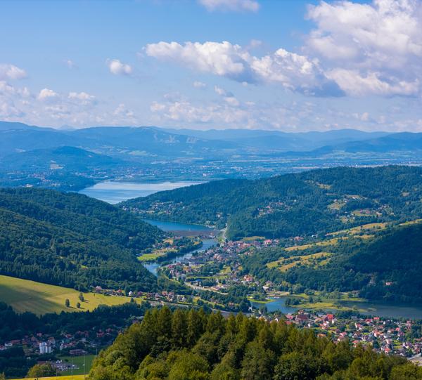 Widoki znad Góry Żar